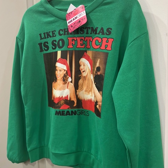NWT: Mean Girls “So Fetch” Christmas Sweatshirt - Picture 2 of 5